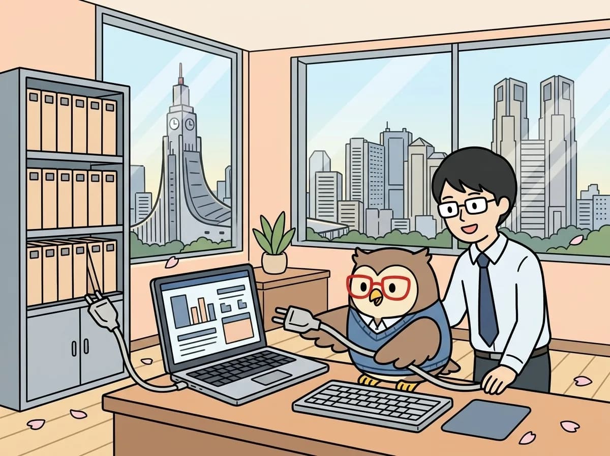 MCP文書管理システムの作り方｜API・検索・権限を分けて設計するのイメージイラスト：結論、MCP文書管理システムは既存のAPI・検索索引・権限が揃っているかで必要な改修が変わります。接続口の整備だけで課題が解消するとは限らないため、設計前に確認すべき条件を整理します。