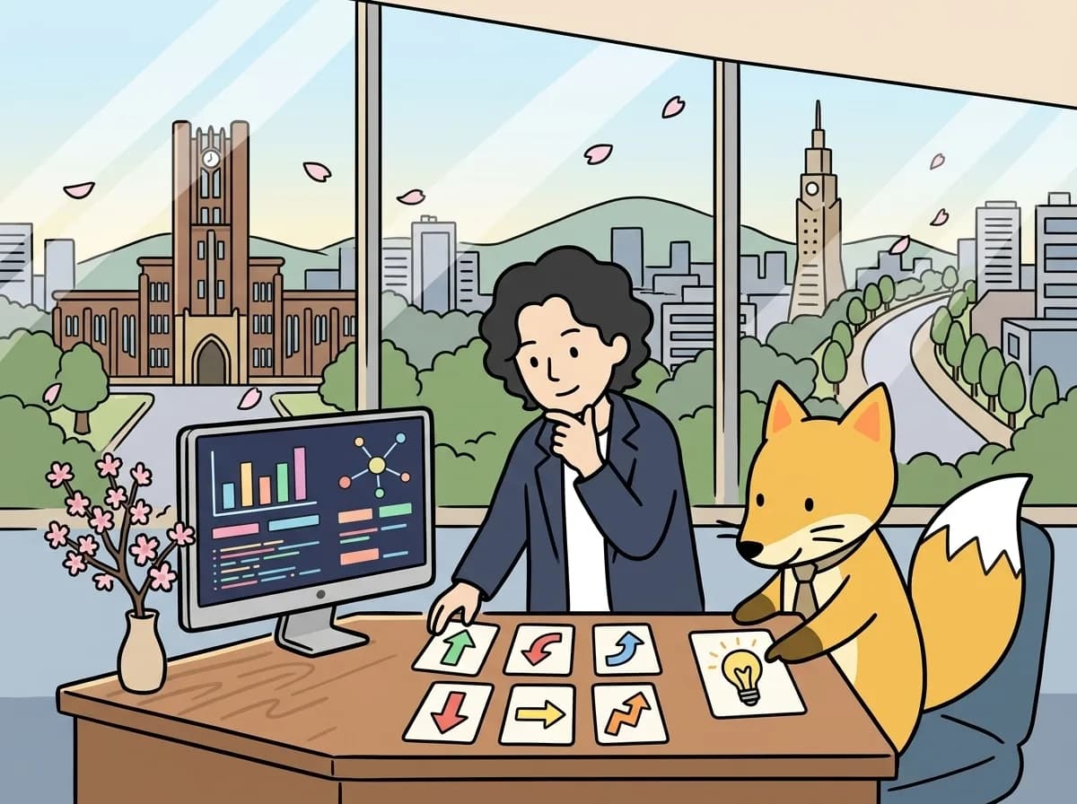 企業サイト改善の優先順位｜表示・アクセシビリティ・更新・問い合わせを確認のイメージイラスト：企業サイトの改善は、新しい技術を採用する前に、利用者が情報を読めて、必要なページへ移動でき、問い合わせを完了できるかを確認します。表示速度、アクセシビリティ、更新体制を業務上の目的に結び付けて見直します。