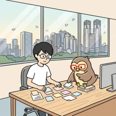 どこにClaudeを入れると効くか業務を棚卸しする様子のイラスト