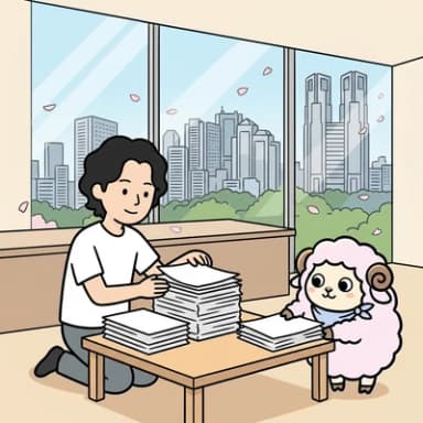 データ整備や検索設計を作り直す改善の様子のイラスト