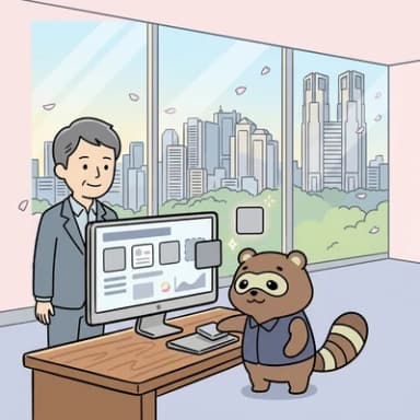 利用状況を見てツールを追加する運用・拡張の様子のイラスト