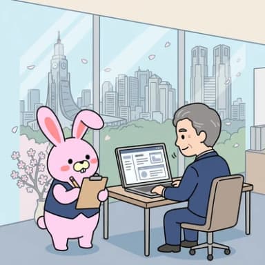 モックを見ながらお客様と認識をすり合わせる様子のイラスト