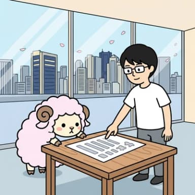 効果が見えやすい業務を見極める対象業務の選定の様子のイラスト