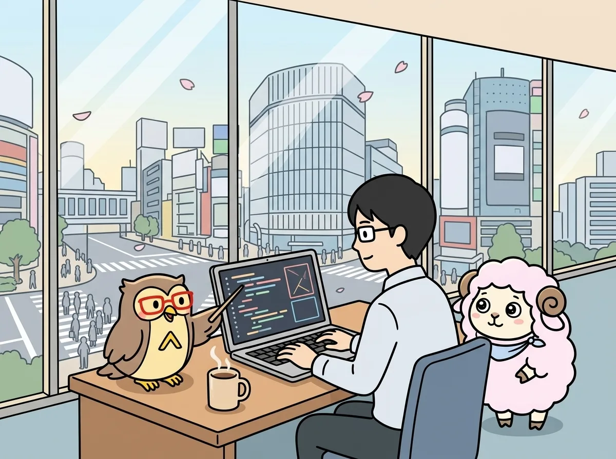 Claude Codeとは？【2026年7月版】最新モデル・料金・発注する側が押さえる変化のイメージイラスト：Claude CodeはClaude Opus 4.8を中核に、7月1日提供再開の最上位Claude Fable 5も使えるAIコーディングエージェント。Dynamic Workflows等の最新機能・料金・発注側が押さえるべき視点を2026年7月時点で整理します。
