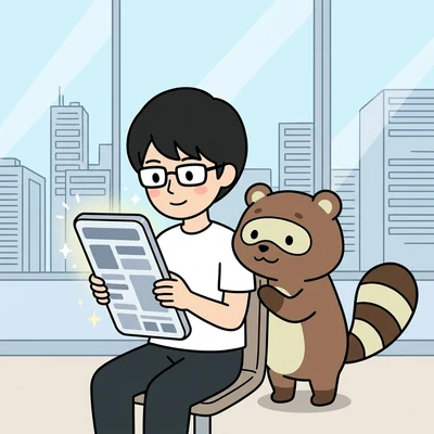AppleのiOSデバイス向けにネイティブアプリケーションを開発する様子のイラスト