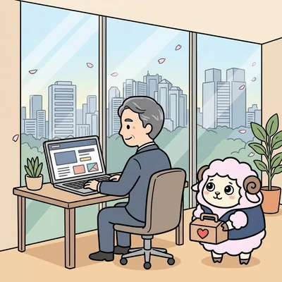 品質チェック後に公開し継続的にサポートする様子のイラスト